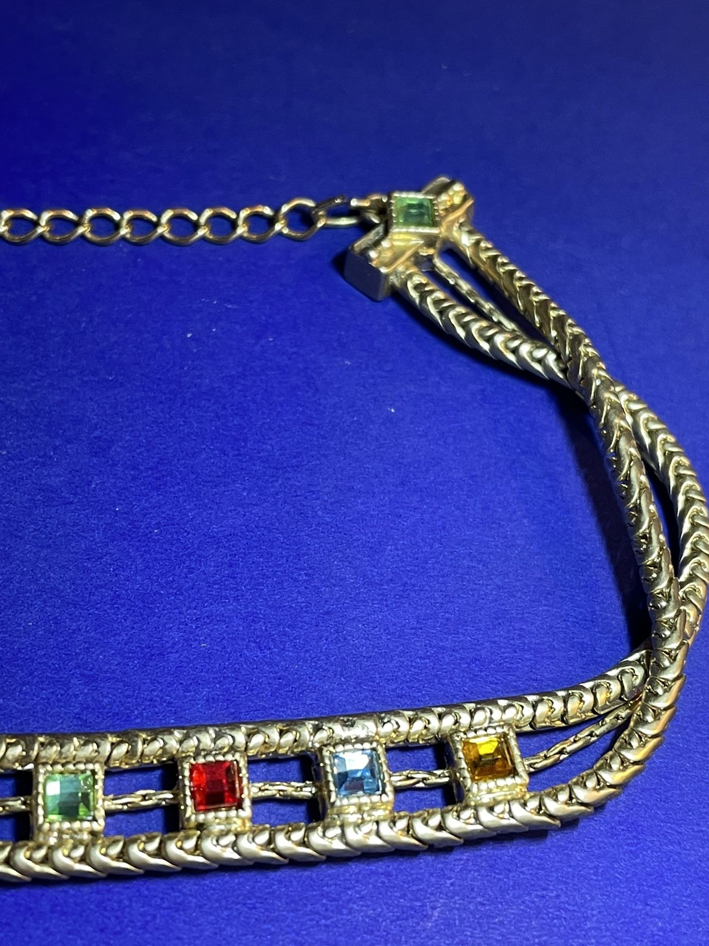 Napier Rainbow Choker Necklace