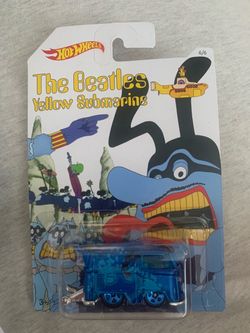Hot Wheels The Beatles Yellow Submarine Die-Cast Car