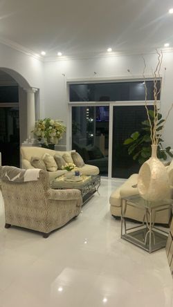 Living room sofa set