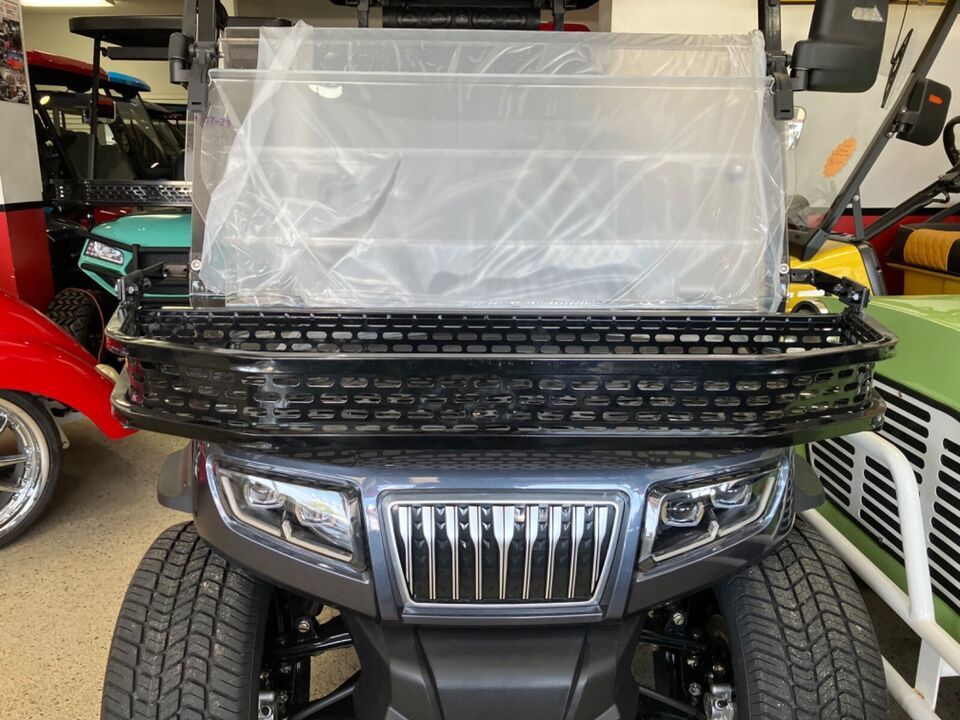 Black Front Cargo Basket - Evolution D5 Ranger Maverick 4/6 passenger Golf cart basket