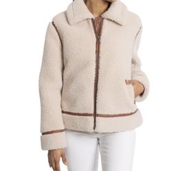 NWT Bearpaw Women's moto shearling jacket