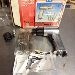 AMERICAN PNEUMATIC TOOL 7 PIECE AIR HAMMER SET , NEW