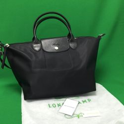 Longchamp Le Pliage Neo Tote Bag size  Large Black