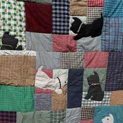 Vintage Scotty Quilt
