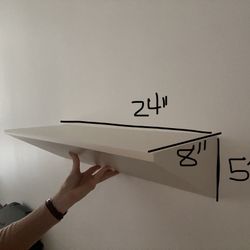 West Elm Off-White Shelf