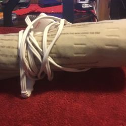 Electric  Heating Pad For Just 6.00    Work hood On Sale Brand Namesunbeam