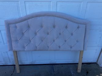 Queen Size Tufted Upholstered Headboard – $75 OBO