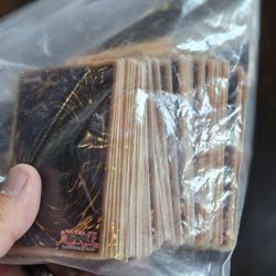 Stack Of Yu-Gi-Oh Trading Cards Bundle Of Nearly 100 Vintage