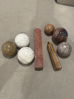 Crystal and Stone Sphere and Tower Collection