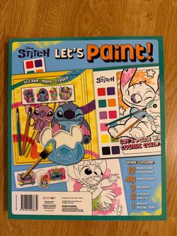 Disney Stitch Let's Paint Activity Set