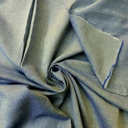 Woven Fabric Sewing Fabric 1 Yd 26” X 39” W Herringbone Weave Chambray Fine Cotton Natural Fiber 