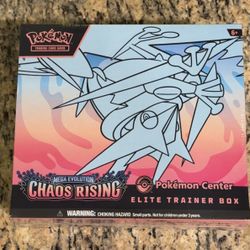 Chaos Rising Pokemon Center Elite Trainer Box ETB