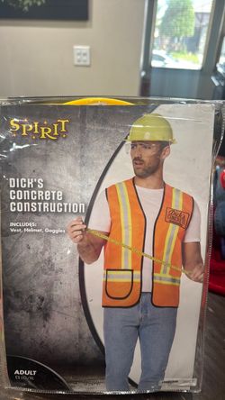 Spirit Dick's Concrete Construction Costume Adult LG/XL