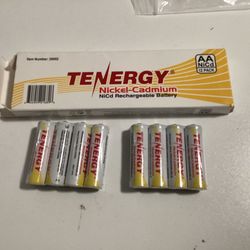 8 New Sealed AA NiCD Batteries