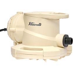 XtremepowerUS 1/2HP Pool Cover Pump Automatic/Manual Swimming Submersible Pump Water Remove Pump for Swimming Pool, Garden Pond, Hot Tub  35