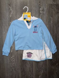Disney stitch set for girls size 5/6