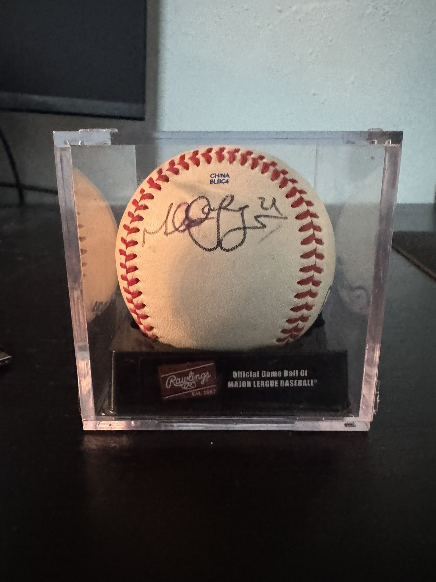 Michael Lorenzen signed baseball