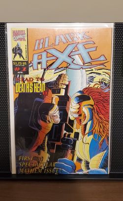 Black Axe #1 • KEY 1st Appearance Of Black Axe! (Marvel UK Import, 1993) 9.6/9.8