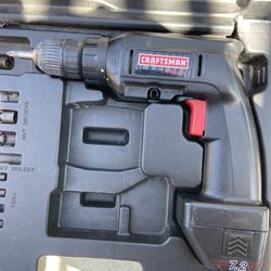 Craftsman Drill- Battery, Case, Charger Included