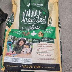WholeHearted Plus Lamb & Brown Rice Dry Dog Food 45lb
