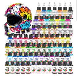Airbrush Paint - 72 Colors with 3 Thinners