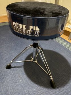 Pork Pie Drum Throne (Blue Sparkle)