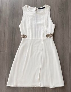 Zara Ivory Dress with hand made embellishments