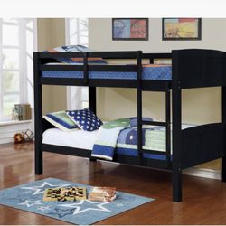 Bunk Bed Twin and twin not including mattress