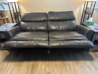 Sofa & Recliner w/ Console