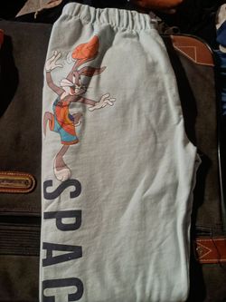 2 pair sweatpants (Space Jam Bugs Bunny /orange old navy