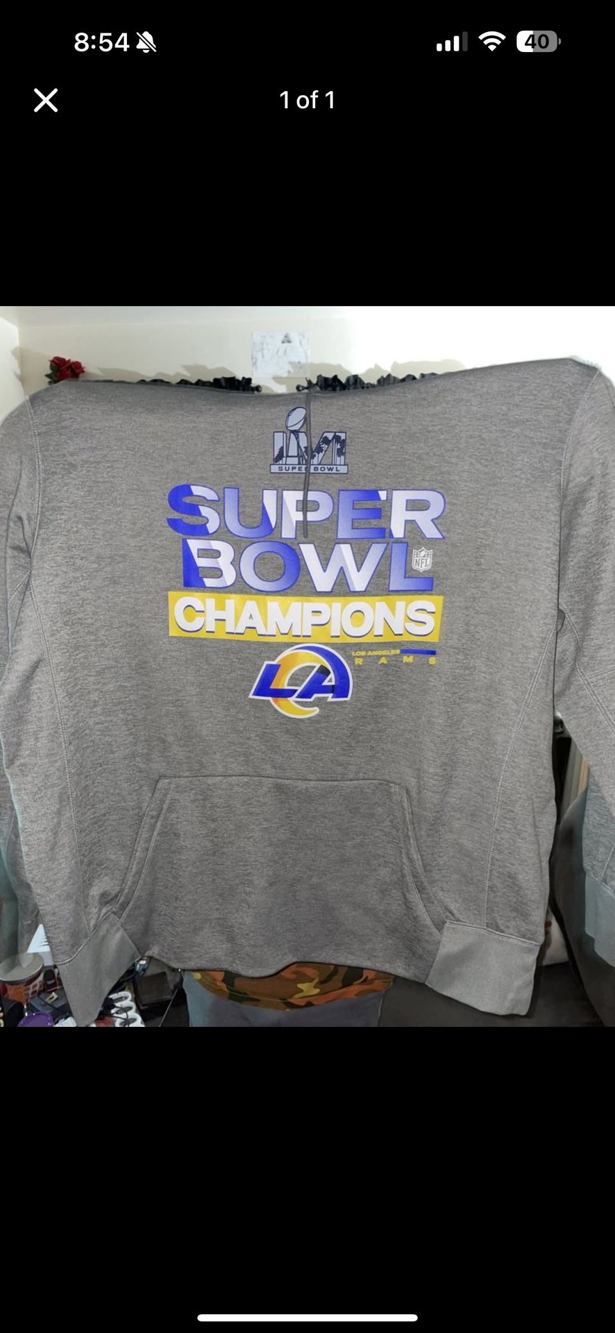 NFL LA Rams Super Bowl Hoodie
