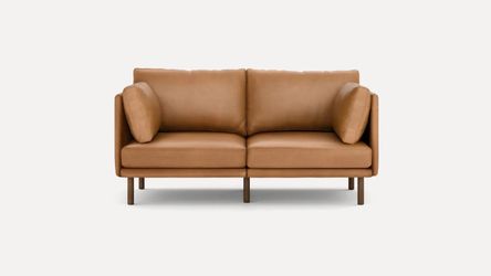 Open Box Burrow 2-Piece Field Leather Sofa