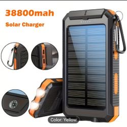 38800mAh Solar Power Bank – High Capacity Outdoor Charger