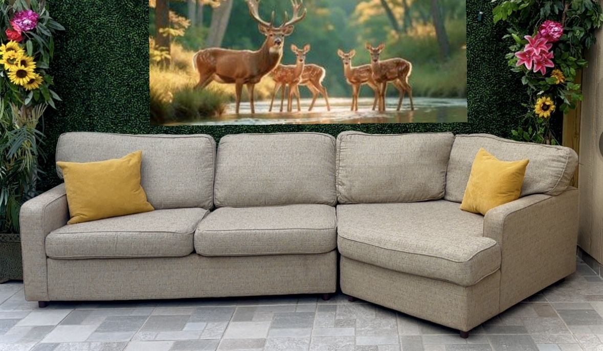 Ashley Furniture Beige Sectional couch