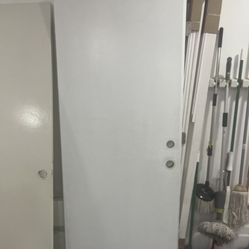 Used White Garage Door