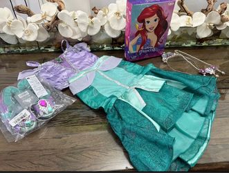 Disney little mermaid girl costume