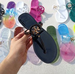 Tory burch sandals mini logo