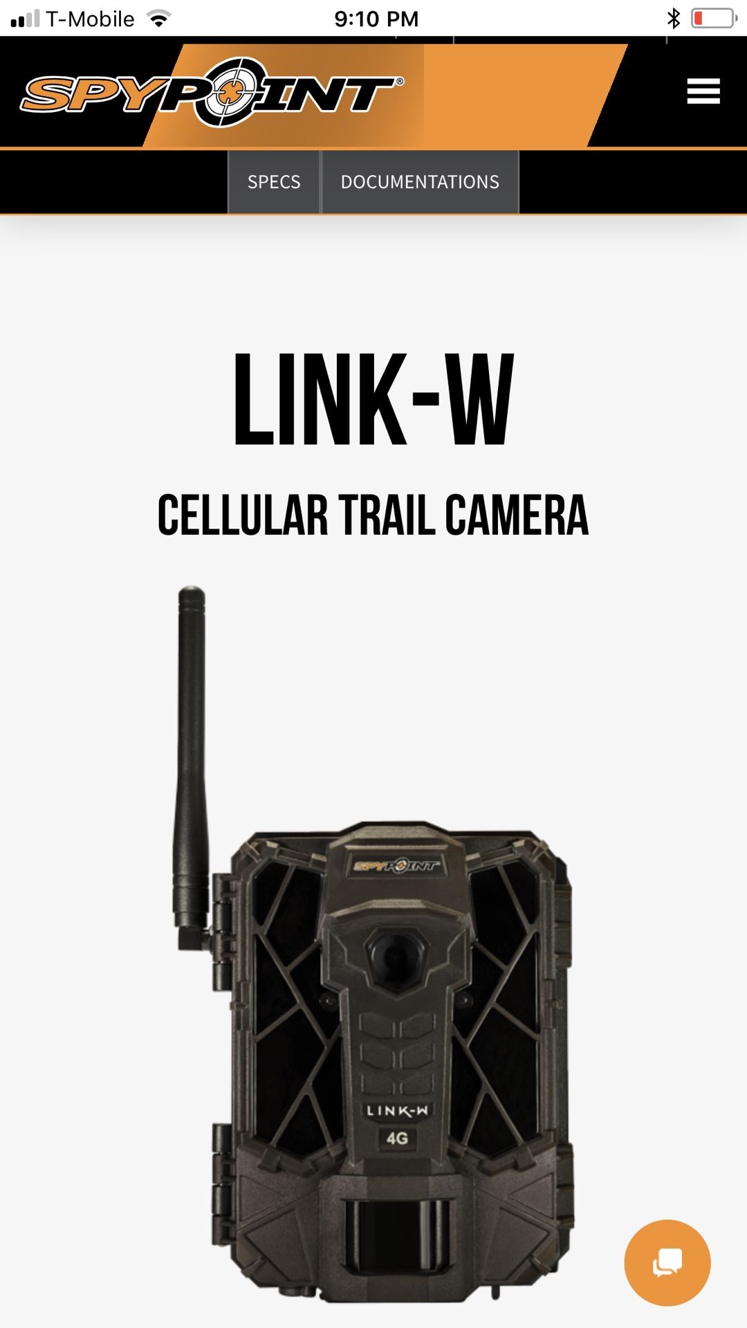 SPYPOINT LINK-W Cellular Trail Camera