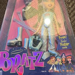 Bratz 2002 Flaunt it JADE 1st Edition Fashion Collection Doll w/ Poster MGA 