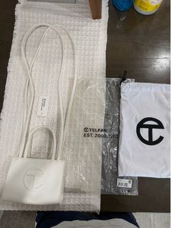White Telfar Purse