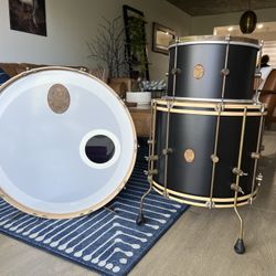 A&F Drum Set - Black Maple (immaculate)