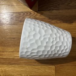 White Plant Vase