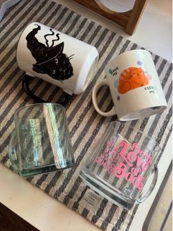 Various artistic mugs - brand new