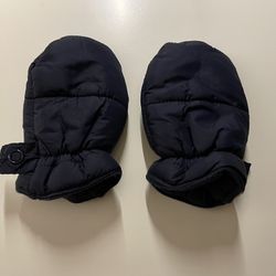Baby Infant Mittens Navy Size 0 - 12 Months