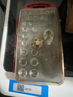 Socket Set with Red Case