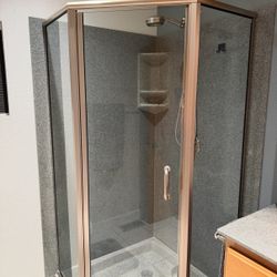 Shower Stall With Glass Surround 