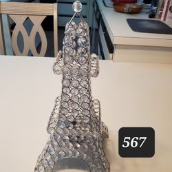 Crystaline Eifel Tower Candle Holder