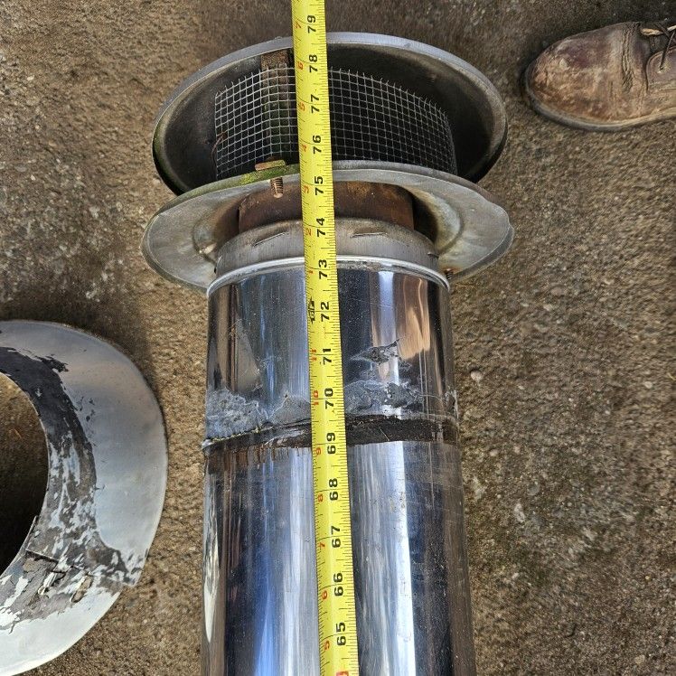 6" MetalBestos SS Chimney Pipe