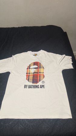 burberry bape white tee brand new tags and bag