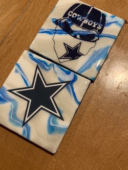 CUSTOM DALLAS COWBOYS COASTER SET OF 3!!